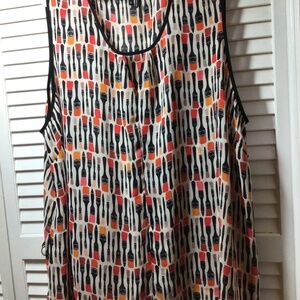Nic&Zoe Ladies Sleeveless Top Size 3X